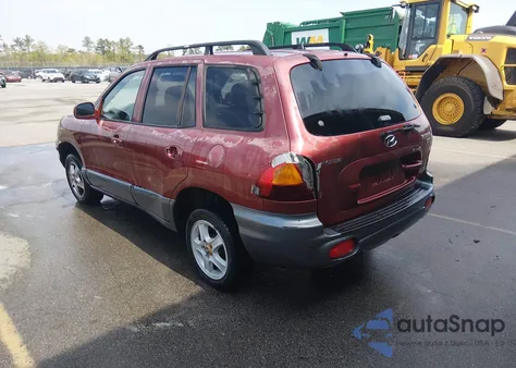 2004 Hyundai Santa Fe Gls/Lx из США, поврежденный, VIN KM8SC13E34U792202